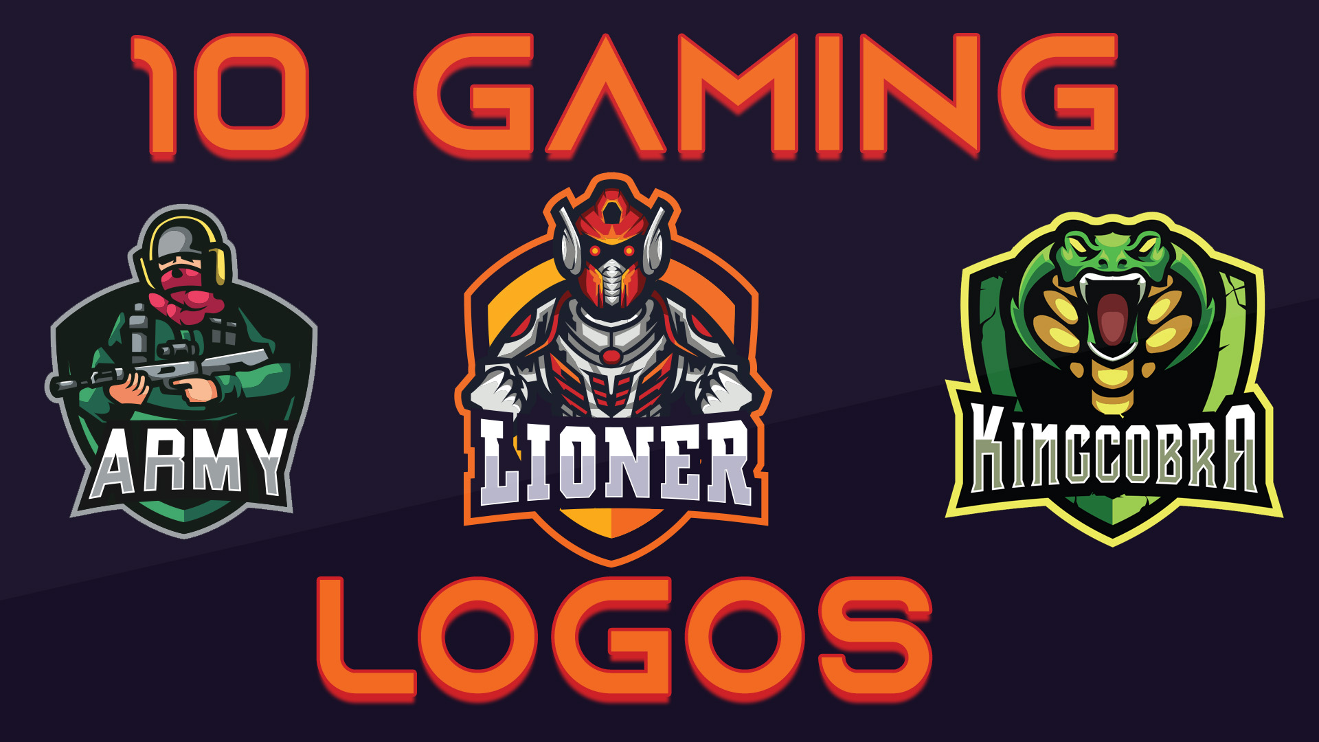 10 Awesome Gaming Logo Templates for Free – EnzeeFX
