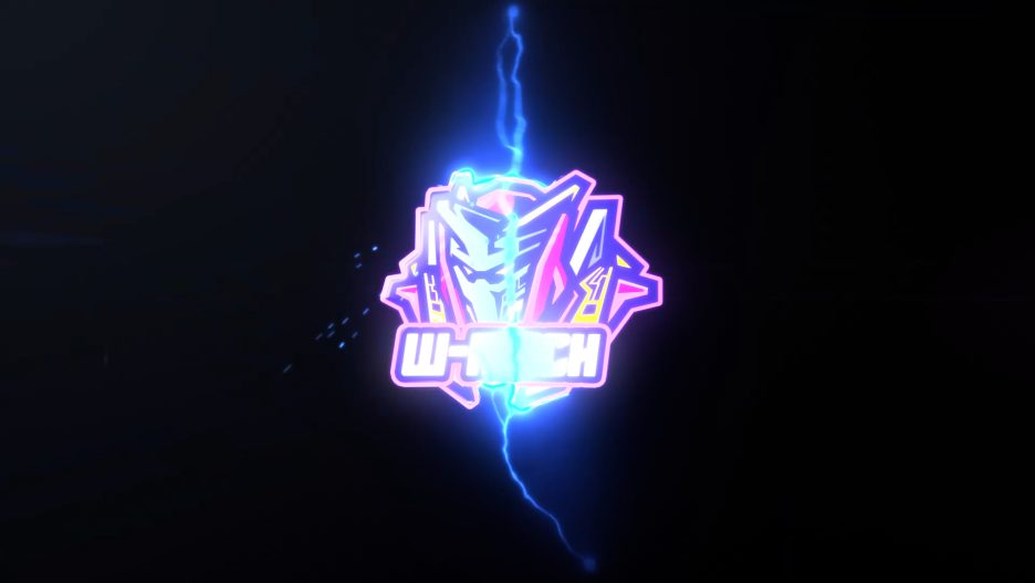 Fast Glitch Logo Reveal