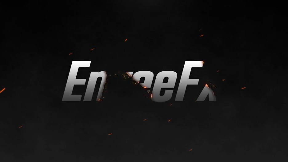 Fire Burning Logo Reveal Intro