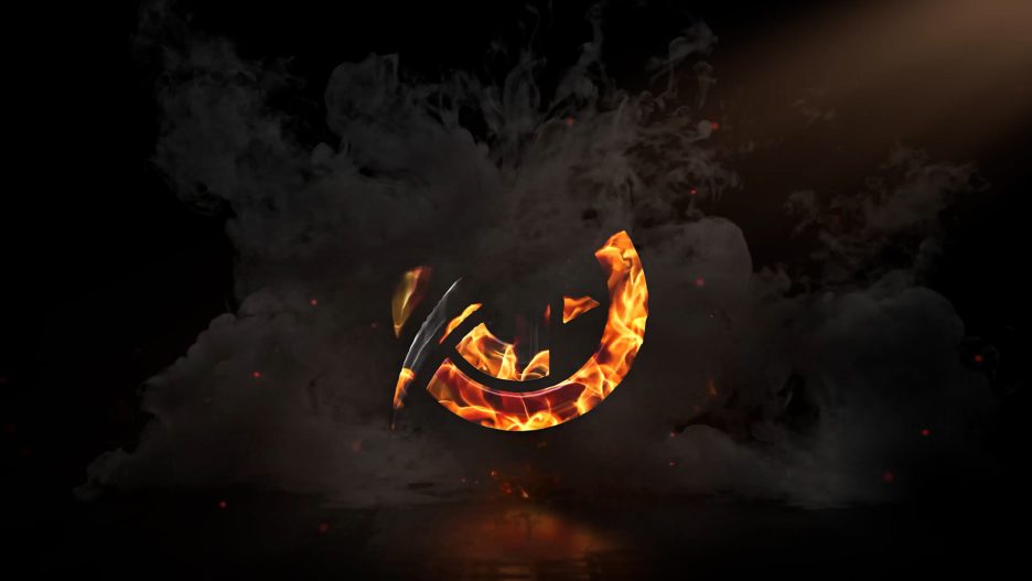 Fire Logo Reveal Intro Template