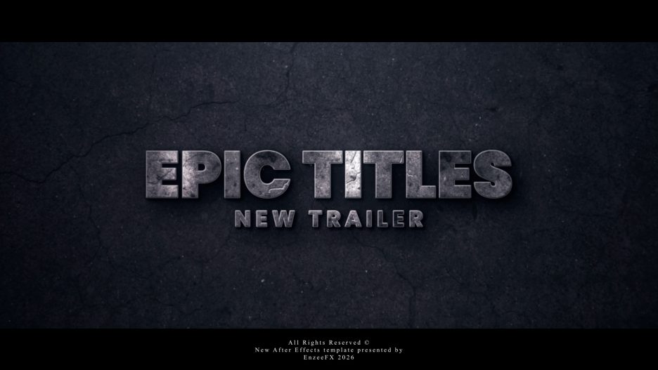 Epic Cinematic Title Trailer