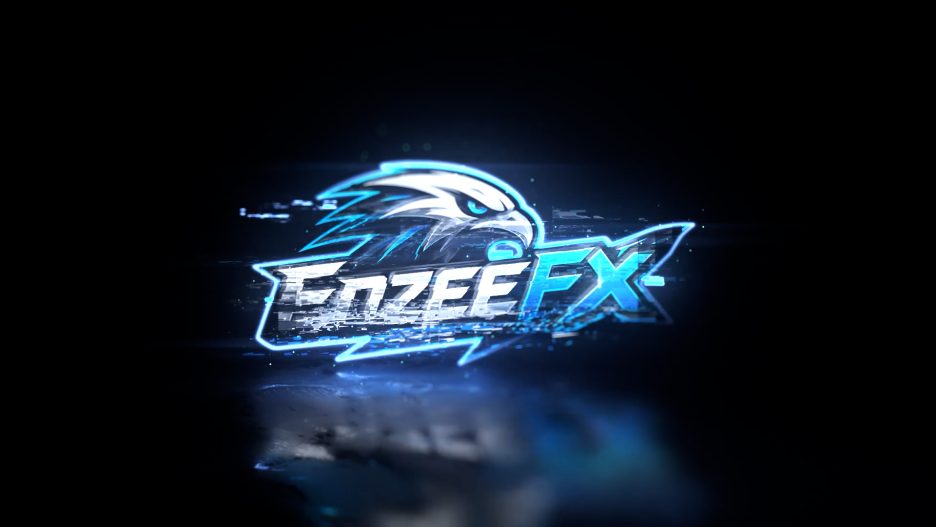 3D Glitch Logo Reveal Intro